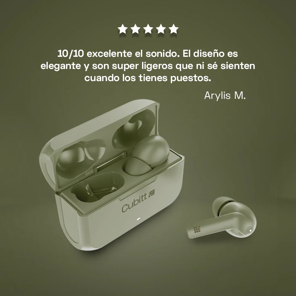 Audífonos Audífonos Wireless Earbuds Gen2 Inalámbricos Resistentes Al Agua Cubitt Guatemala
