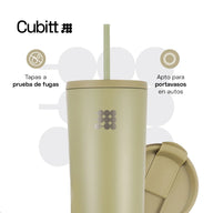 Termo Cubitt Travel Mug #color_Olive Green